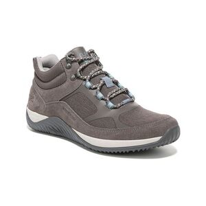 RYKA Womens Brown Water Resistant Echo Trek 2 Round Toe Leather Hiking Boots 7 M